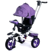 Велосипед трехколесный Baby Trike 6595Ф с фарой, фиолетовый